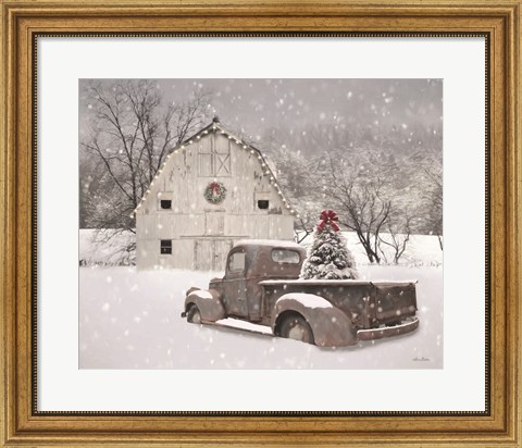 Framed Whisper of Christmas Print