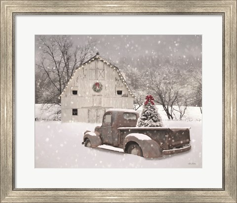 Framed Whisper of Christmas Print