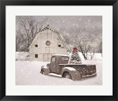 Framed Whisper of Christmas Print