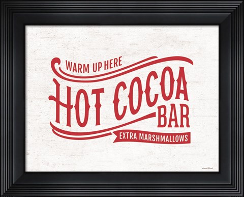 Framed Hot Cocoa Bar Print