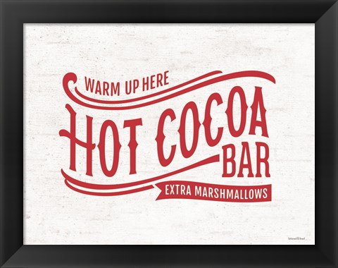 Framed Hot Cocoa Bar Print