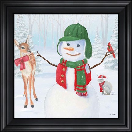 Framed Dressed for Christmas I Crop Print