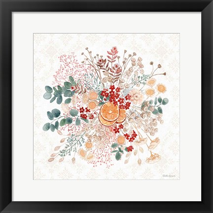 Framed Festive Season III Print