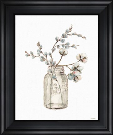 Framed Country Weekend Fall Jar Print