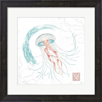 Framed Delicate Sea IV Print