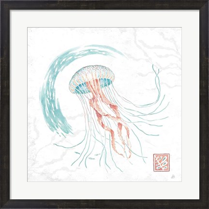 Framed Delicate Sea IV Print