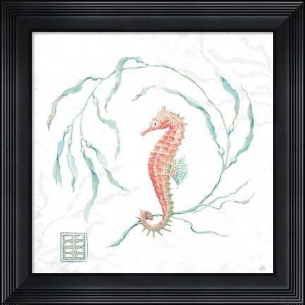 Framed Delicate Sea III Print