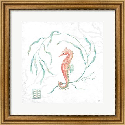 Framed Delicate Sea III Print