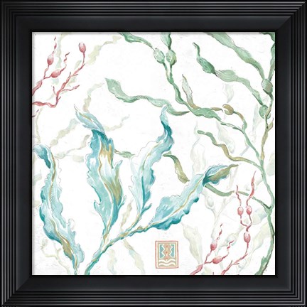 Framed Delicate Sea XI Print