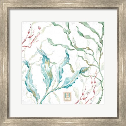 Framed Delicate Sea XI Print