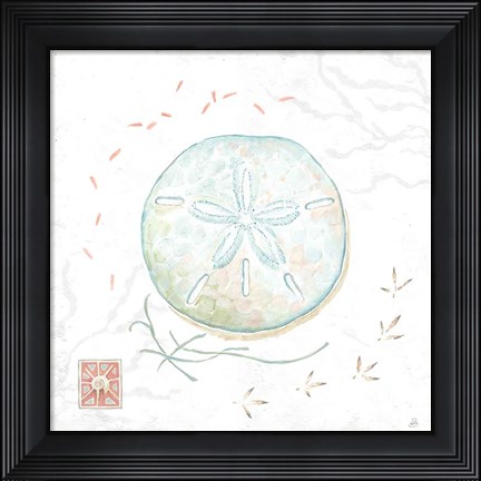 Framed Delicate Sea VI Print