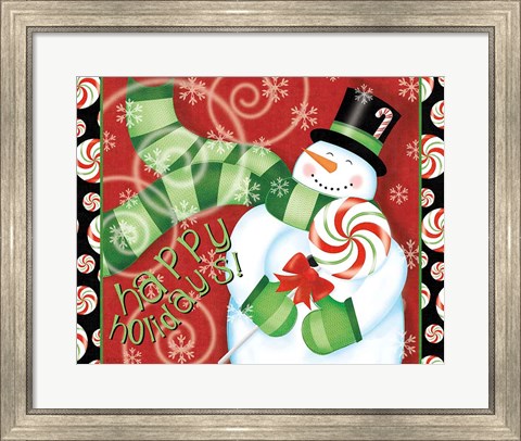 Framed Sweet Holidays II Print