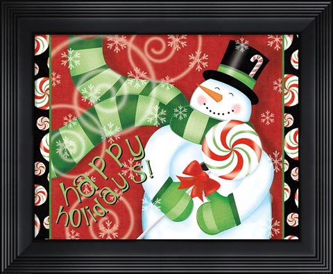 Framed Sweet Holidays II Print
