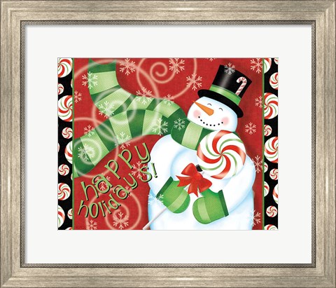 Framed Sweet Holidays II Print