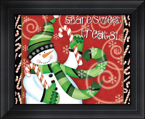 Framed Sweet Holidays I Print