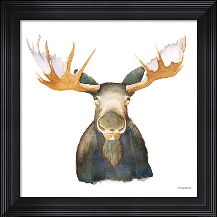 Framed Moose Print