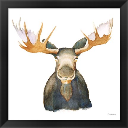 Framed Moose Print