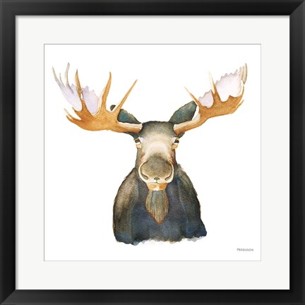 Framed Moose Print