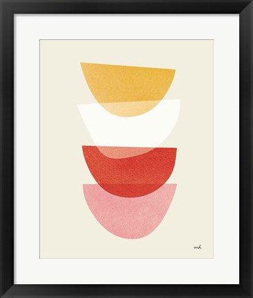 Framed Balance III Oasis Print