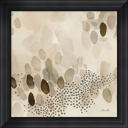Framed Natural Abstract II Crop II Print