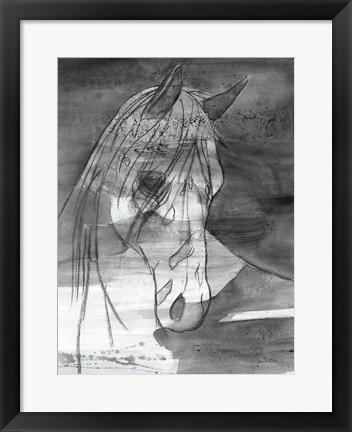 Framed Moonlight BW Print