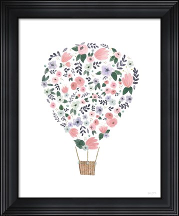 Framed Lets Chase Rainbows VIII Purple Print