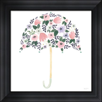 Framed Lets Chase Rainbows XXII Purple Print