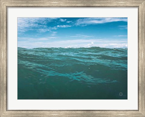 Framed Dominican Oceans I Print