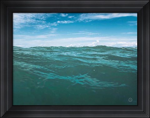 Framed Dominican Oceans I Print