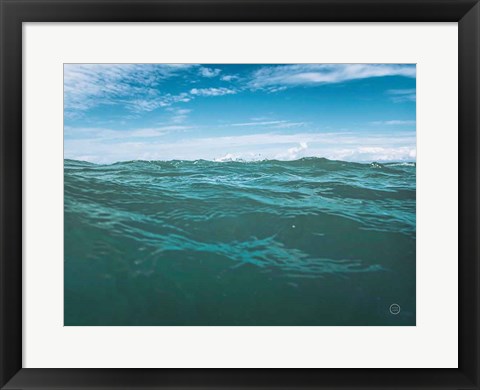 Framed Dominican Oceans I Print