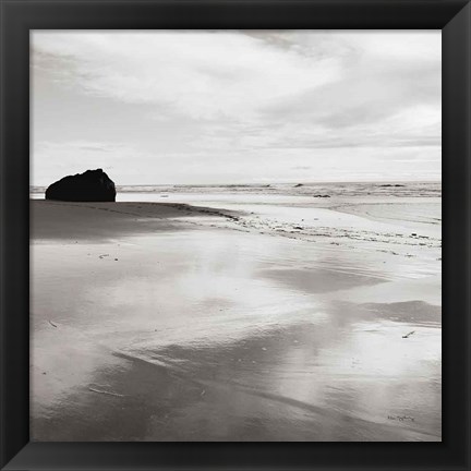 Framed Bandon Beach Oregon I Crop Print