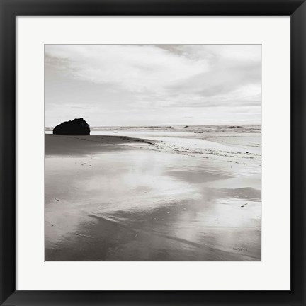 Framed Bandon Beach Oregon I Crop Print