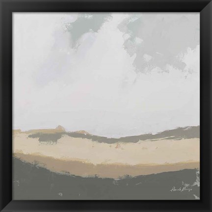 Framed Hills Beyond Hills Neutral Print