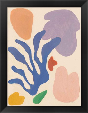 Framed Honoring Matisse Warm Print