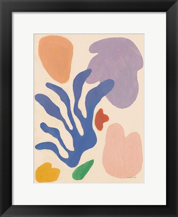 Framed Honoring Matisse Warm Print