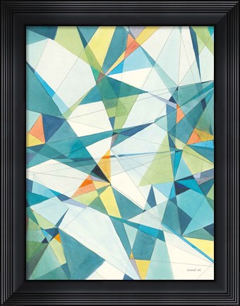 Framed Prism I Oasis Print