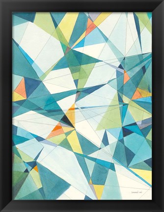 Framed Prism I Oasis Print