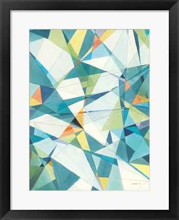 Framed Prism I Oasis Print