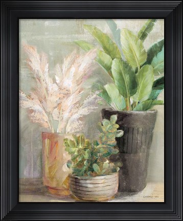 Framed Indoor Garden III Print