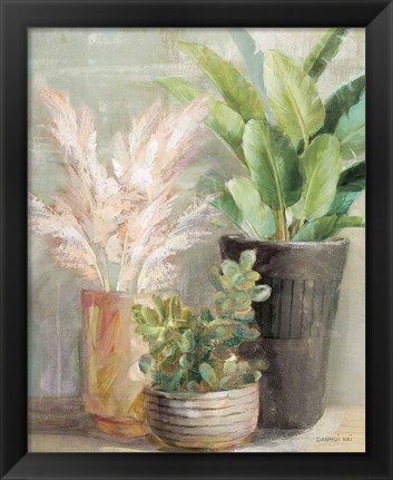 Framed Indoor Garden III Print