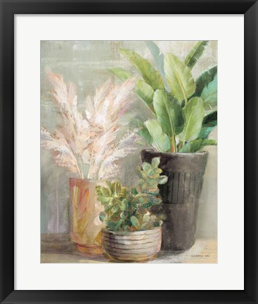 Framed Indoor Garden III Print