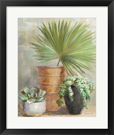 Framed Indoor Garden II Print