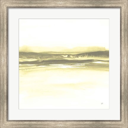 Framed Yellow Tint Cassis I Print