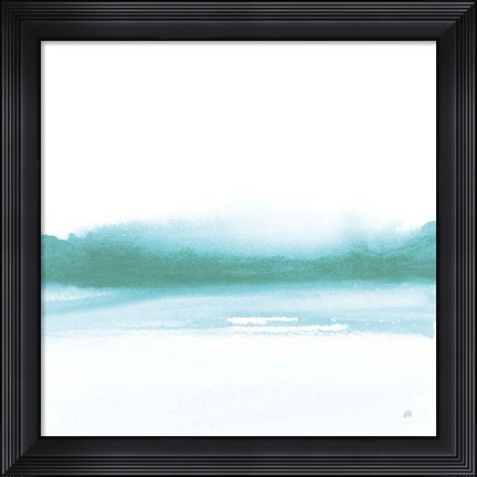 Framed Empowering Mint I Bright Print