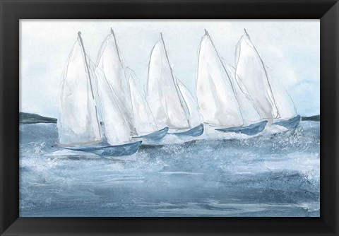 Framed Group Sail II Print