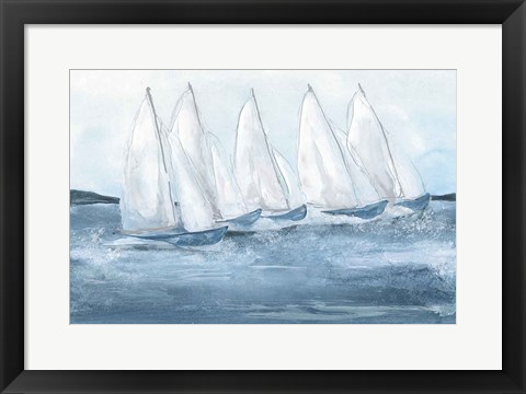 Framed Group Sail II Print