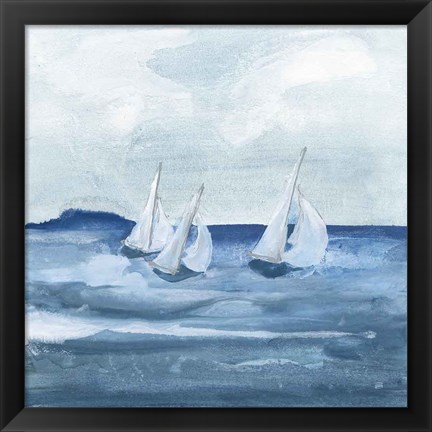 Framed Sailboats VIII Print