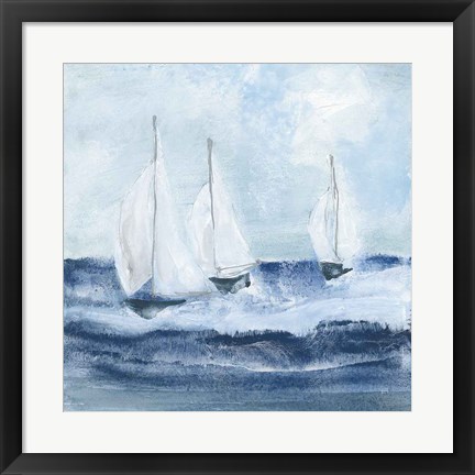 Framed Sailboats VII Print