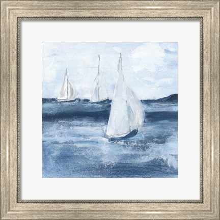 Framed Sailboats VI Print