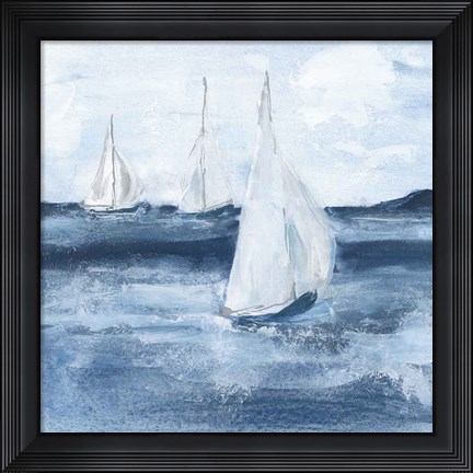Framed Sailboats VI Print